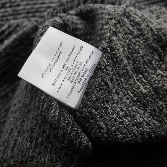 Jonathan Simkhai Textured Tred Knit Long Sleeve Top Grey Size XS - Picture 8 of 8